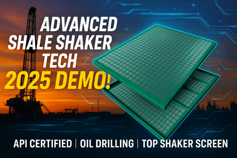 Advanced shale shaker screen technology demo 2025 by TOP Shaker Screen
