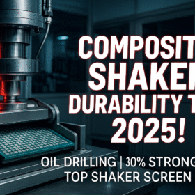 Composite shaker screen durability test 2025 for oil drilling by TOP Shaker Screen