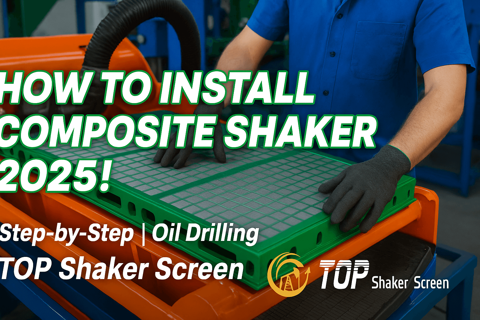 Composite shaker screen installation guide 2025 by TOP Shaker Screen