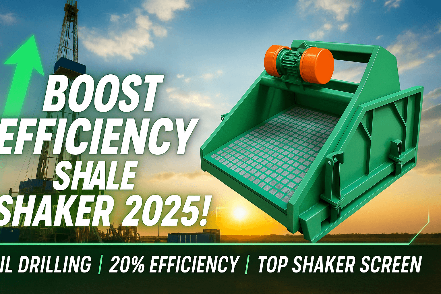 Shale shaker screen efficiency boost for oil drilling 2025 demo