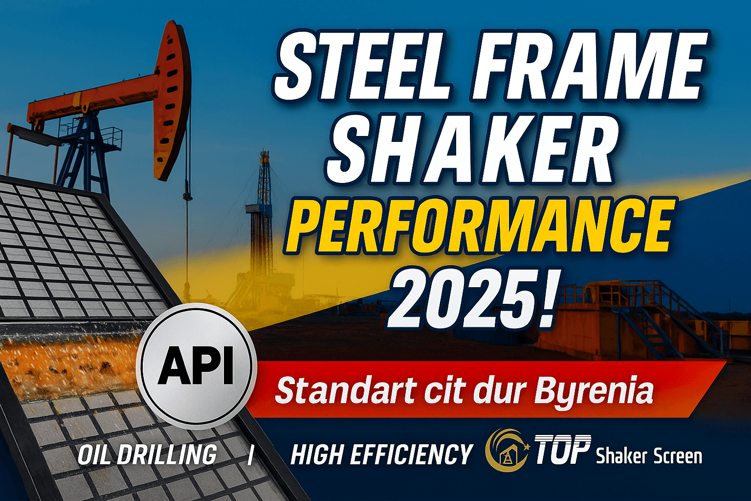 Steel frame shaker screen performance in oil drilling 2025 demo