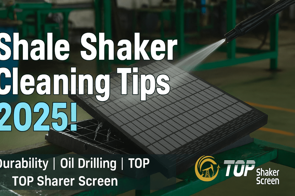 Shale shaker screen cleaning tips for durability 2025