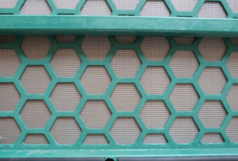 HDD mud recycling unit with shaker screen, cost chart overlay